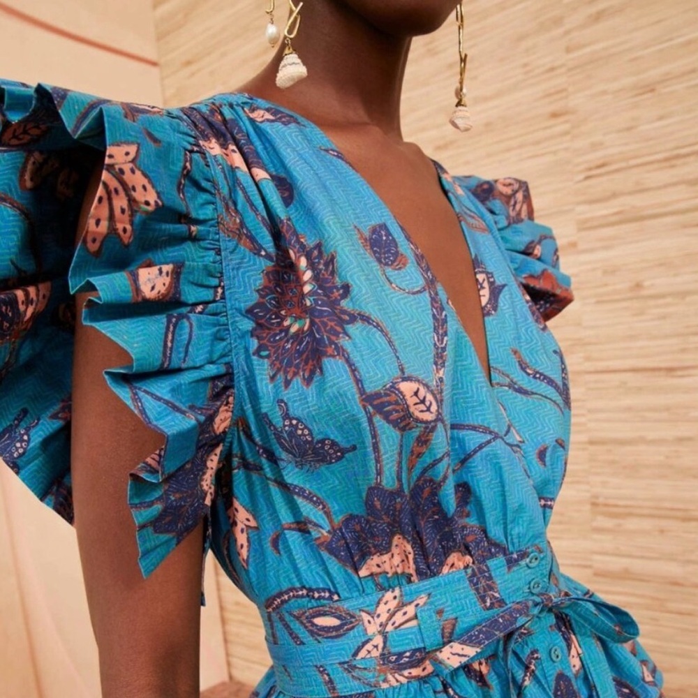 Ulla Johnson Blue Floral Dress